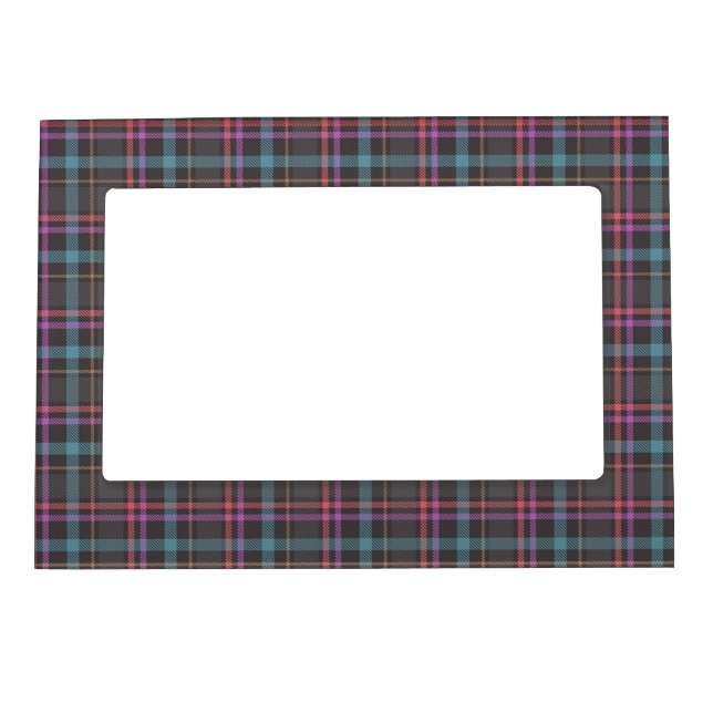 Classic Plaid Pattern Magnetic Frame (Front)