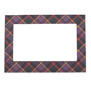 Classic Plaid Pattern Magnetic Frame