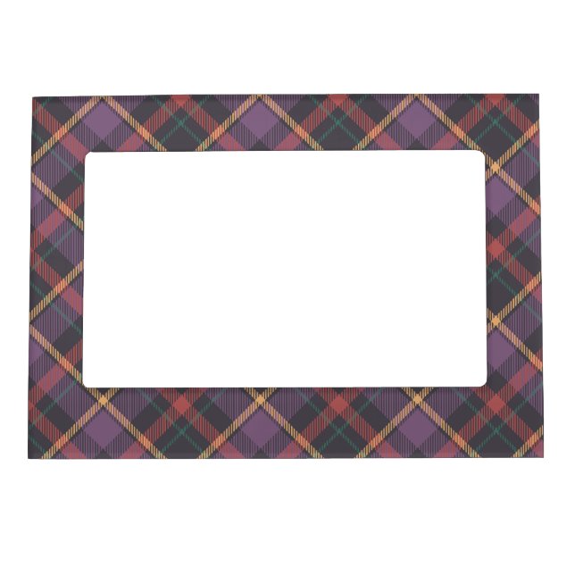 Classic Plaid Pattern Magnetic Frame (Front)