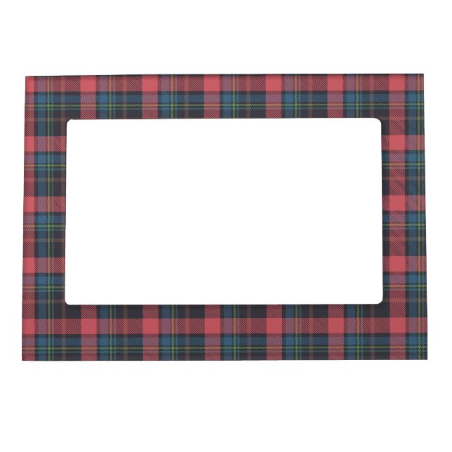 Classic Plaid Pattern Magnetic Frame (Front)
