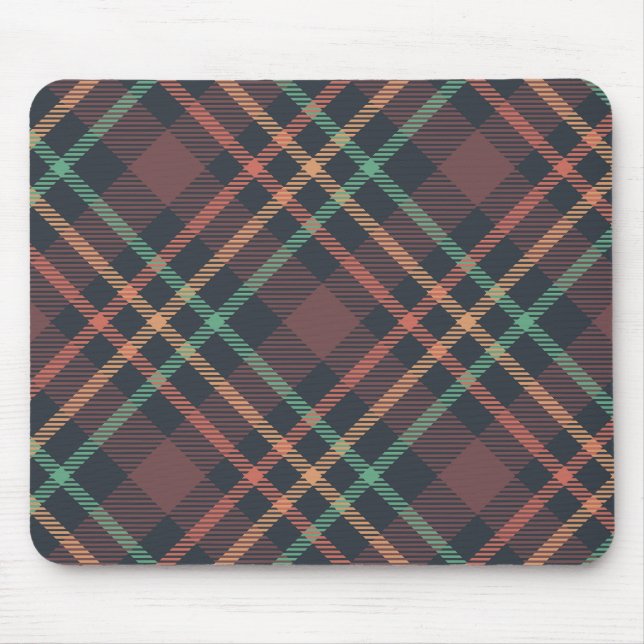 Classic Plaid Pattern Mouse Pad (Front)