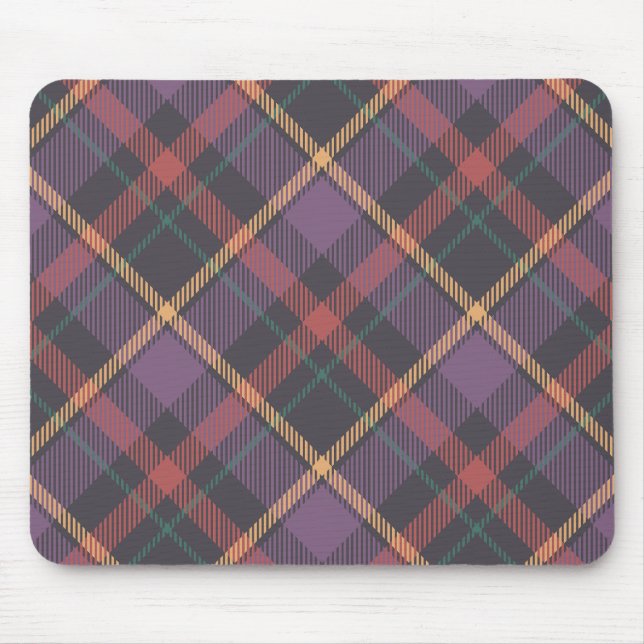 Classic Plaid Pattern Mouse Pad (Front)