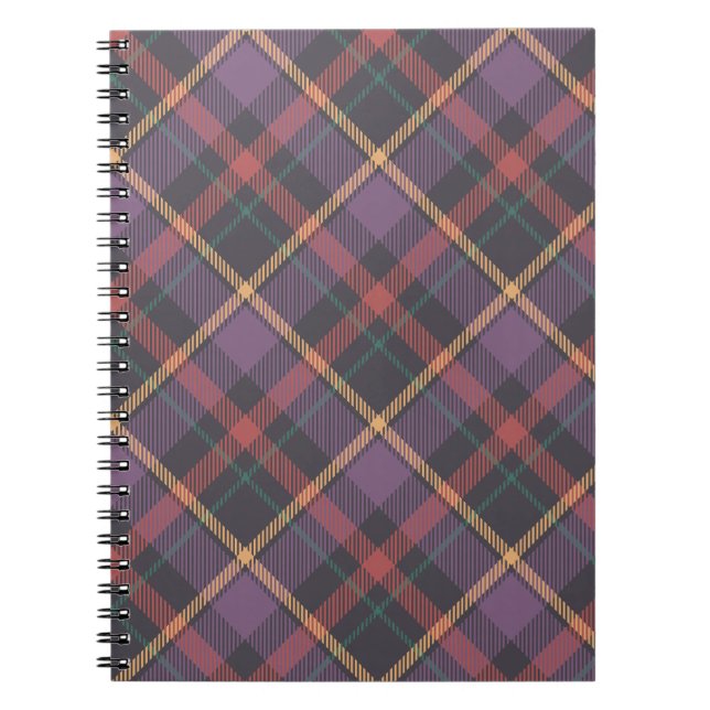 Classic Plaid Pattern Notebook (Front)
