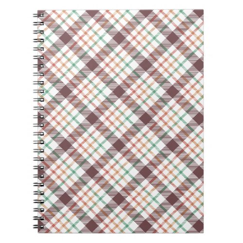 Classic Plaid Pattern Notebook