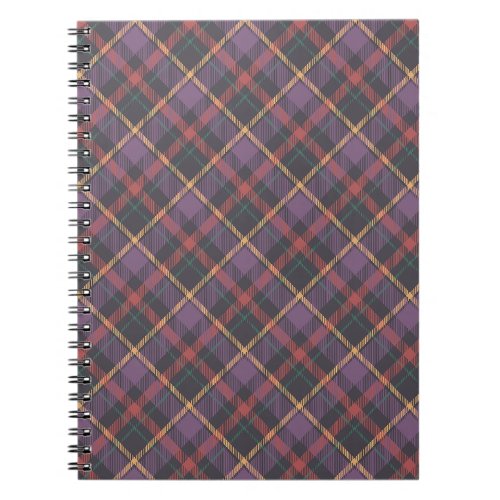 Classic Plaid Pattern Notebook