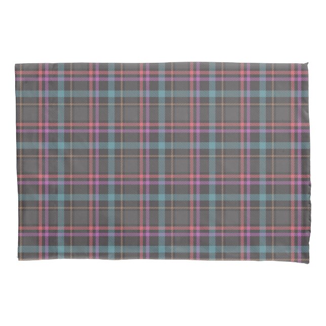 Classic Plaid Pattern Pillow Case (Front-Left)