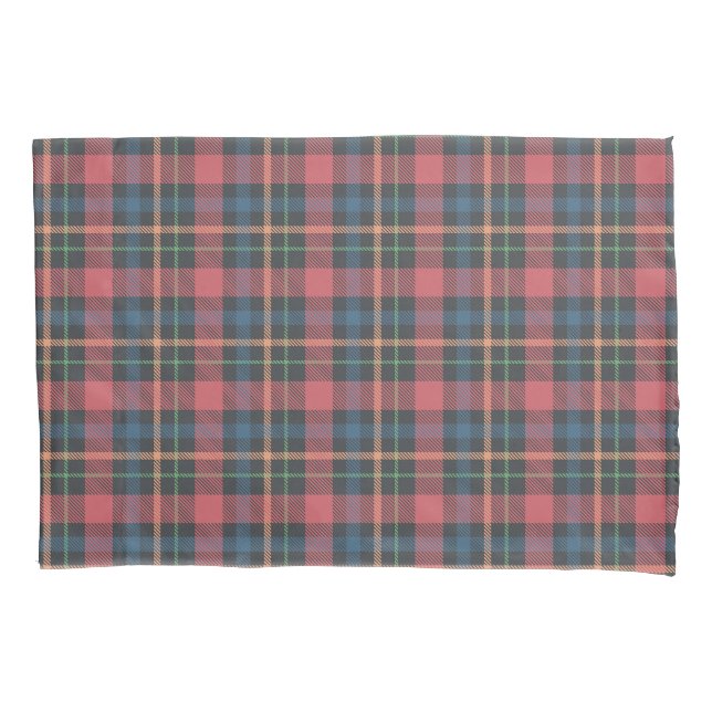 Classic Plaid Pattern Pillow Case (Front-Left)