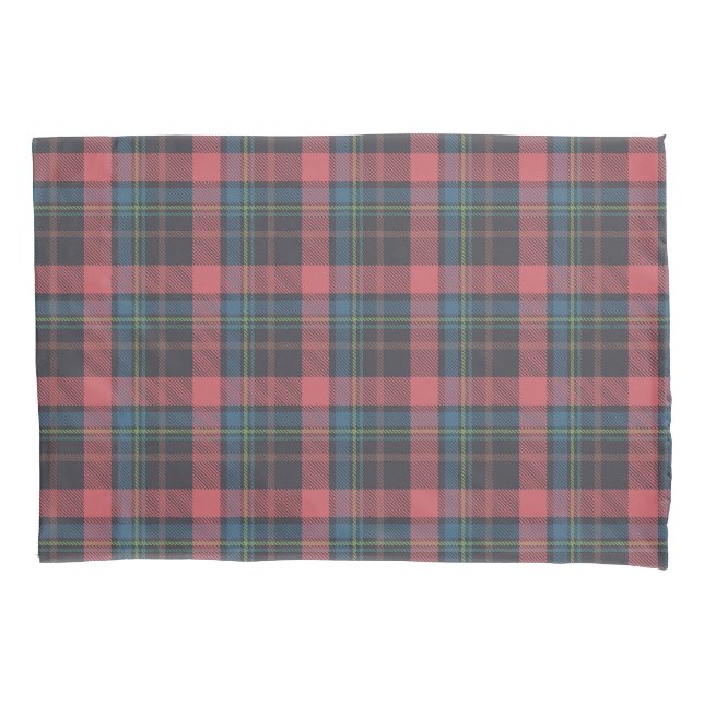 Classic Plaid Pattern Pillow Case (Front-Left)