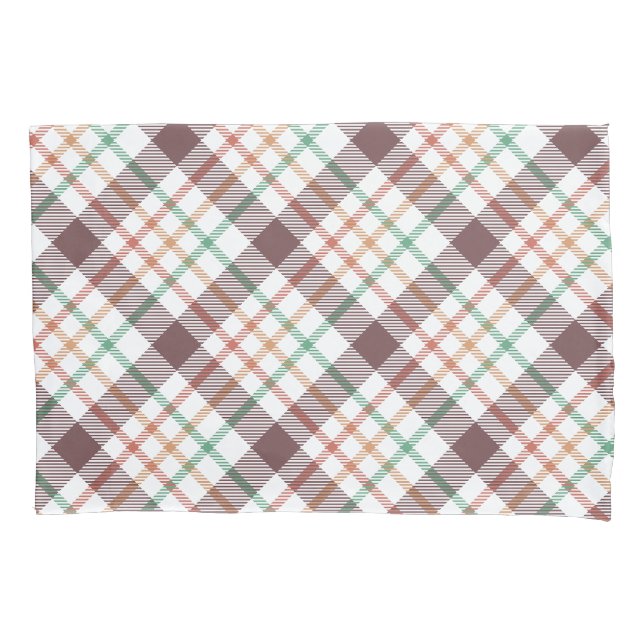 Classic Plaid Pattern Pillow Case (Front-Left)