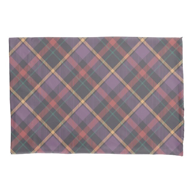 Classic Plaid Pattern Pillow Case (Front-Left)