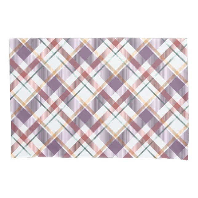 Classic Plaid Pattern Pillow Case (Front-Left)