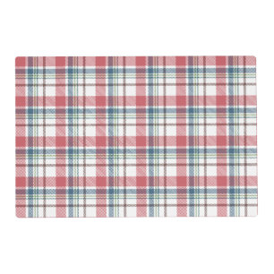 Classic Plaid Pattern Placemat