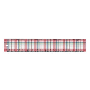 Classic Plaid Pattern Ruler