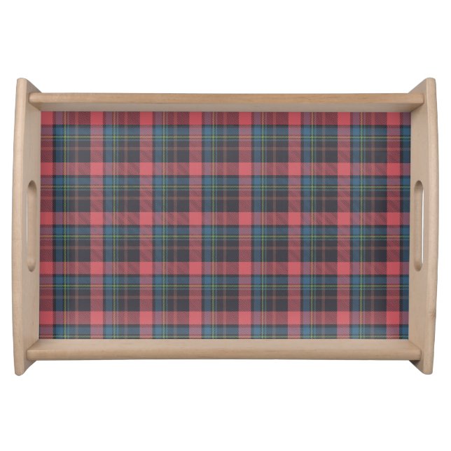 Classic Plaid Pattern Serving Tray (Front)