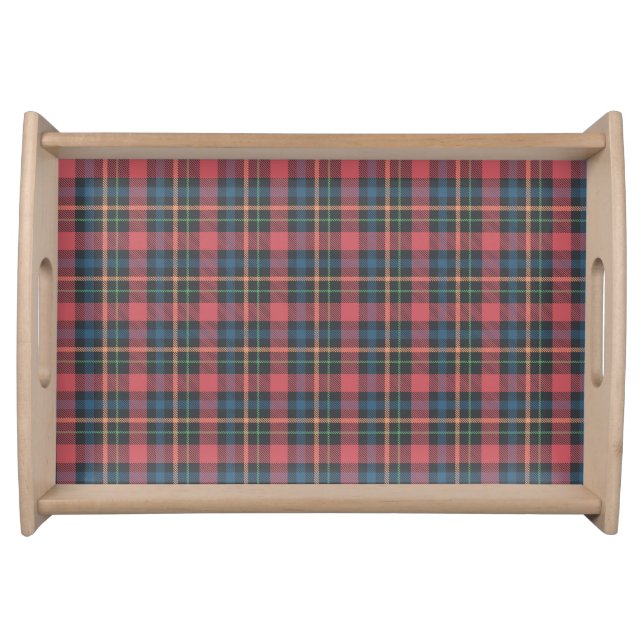 Classic Plaid Pattern Serving Tray (Front)