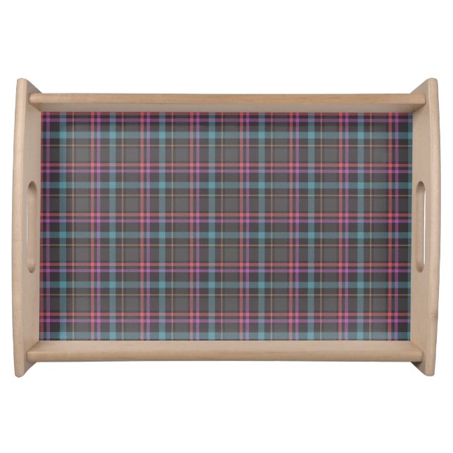 Classic Plaid Pattern Serving Tray (Front)
