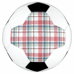 Classic Plaid Pattern Soccer Ball