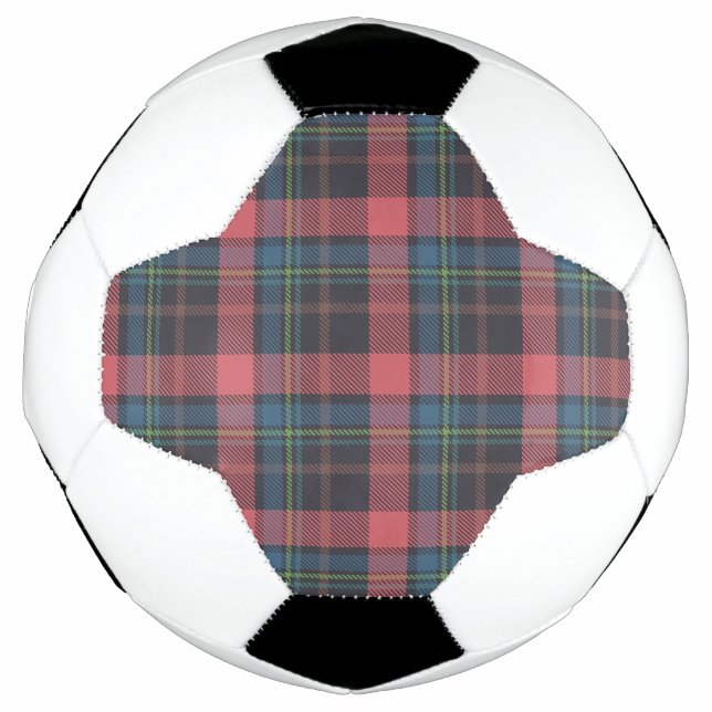 Classic Plaid Pattern Soccer Ball (Front)