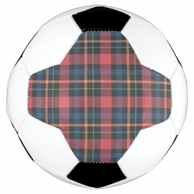 Classic Plaid Pattern Soccer Ball (Front)