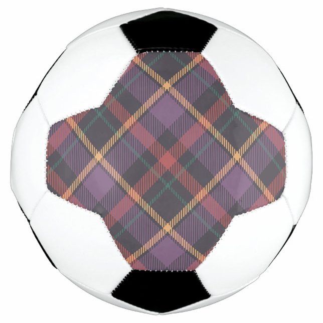 Classic Plaid Pattern Soccer Ball (Front)