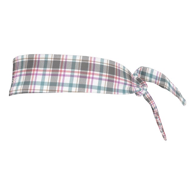 Classic Plaid Pattern Tie Headband (Rotate 90)