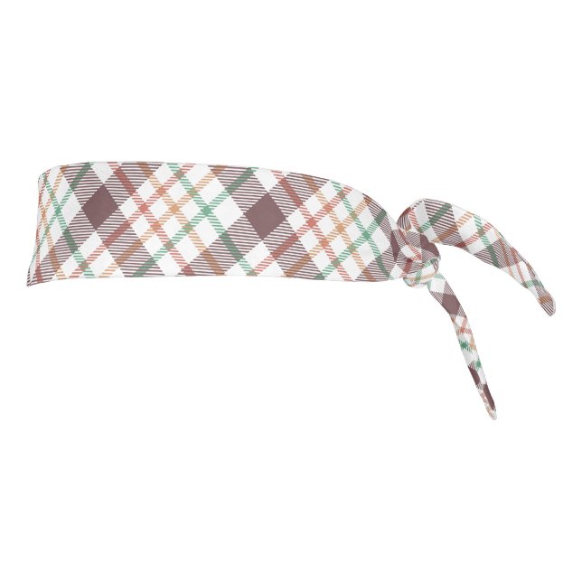Classic Plaid Pattern Tie Headband (Rotate 90)