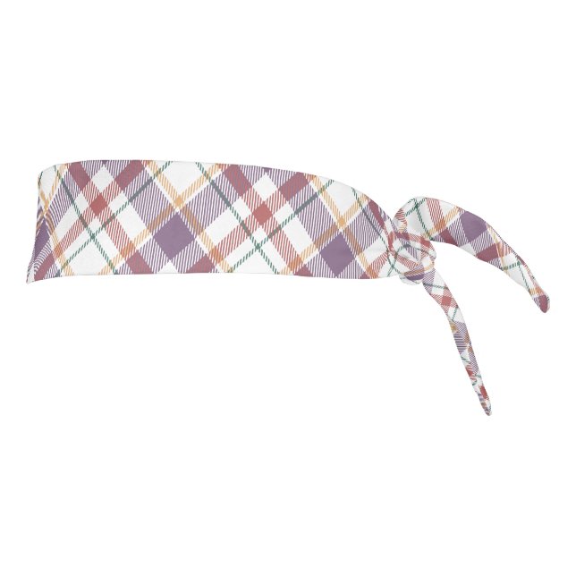 Classic Plaid Pattern Tie Headband (Rotate 90)