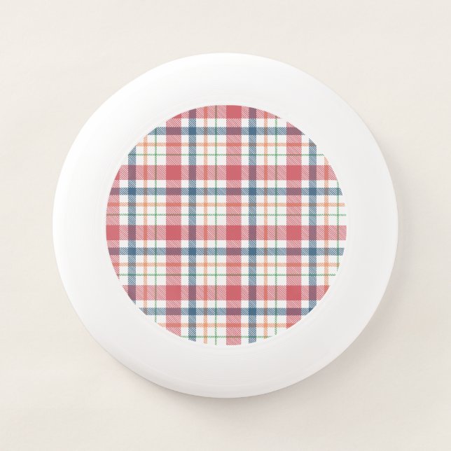 Classic Plaid Pattern Wham-O Frisbee (Front)