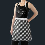 Classic Plaid Personalized Matching Family Apron<br><div class="desc">Available in more colors. Matching adult and junior designs available. Makes a great gift! Find stylish stationery and gifts at our shop: www.berryberrysweet.com.</div>