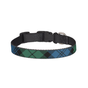 Classic Plaid Rustic Clan Campbell Green Tartan Pet Collar