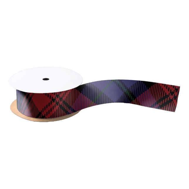 Classic Plaid Rustic Elegant Tartan Satin Ribbon (Spool)