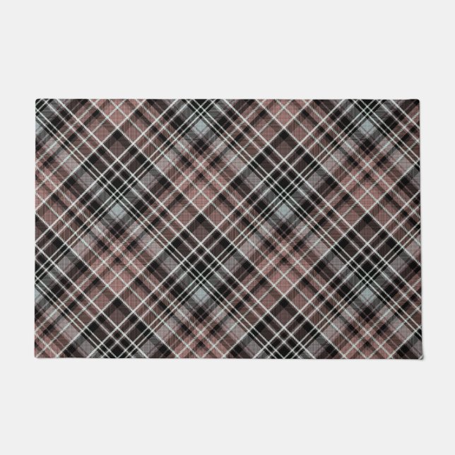 Classic Plaid Tartan  Doormat (Front)