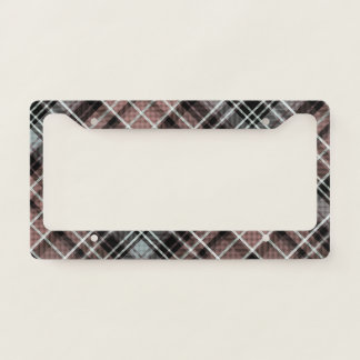 Classic Plaid Tartan License Plate Frame