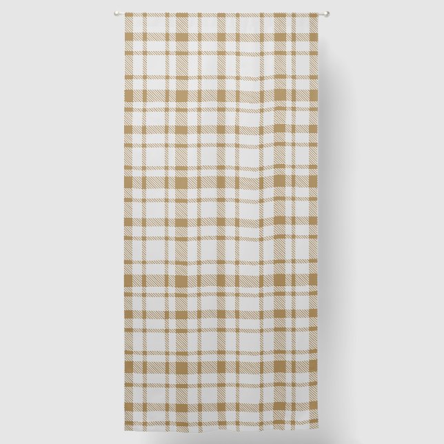 Classic Plaid Tartan Pattern-Timeless Geometric Blackout Curtains (Front)