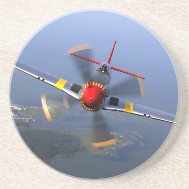 Classic Plane Drink Coaster (Front)