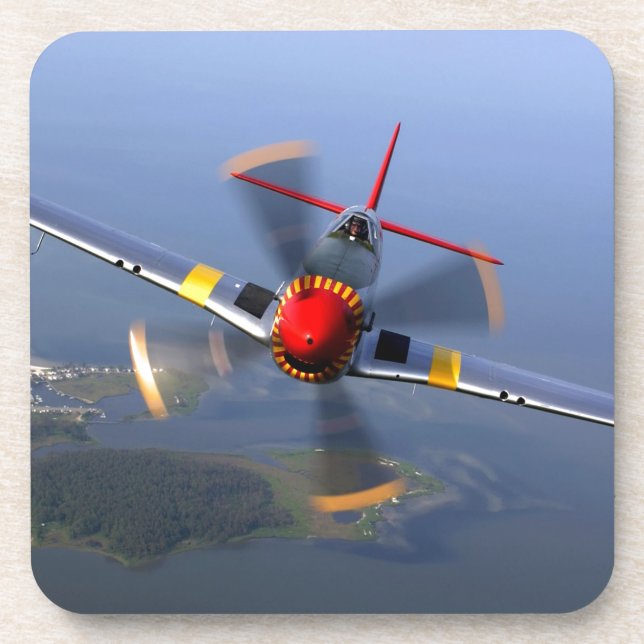 Classic Plane Drink Coaster (Front)