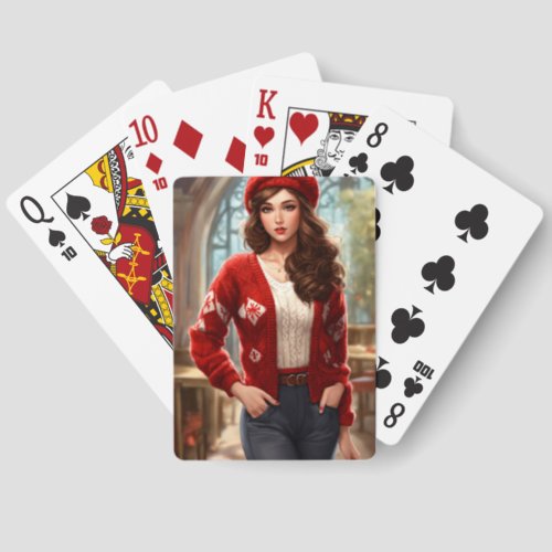 Classic Playing Card Design for Girls _ Elegant an