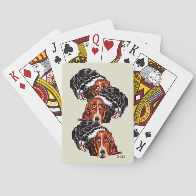 Classic Playing Cards : Basset Hound (Back)