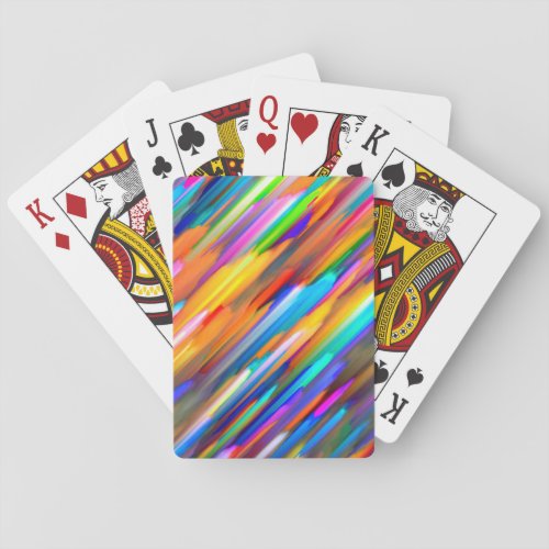 Classic Playing Cards Colorful digital art splash