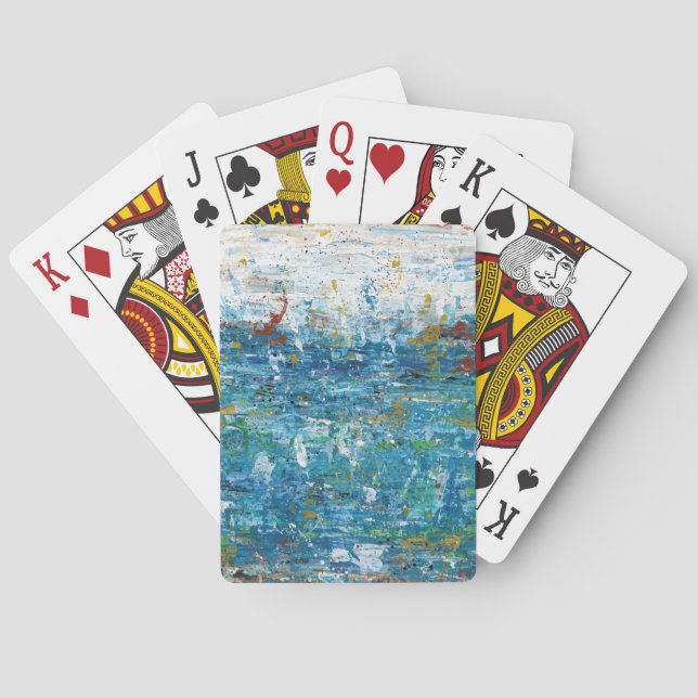 Classic Playing Cards featuring mixed media art (Back)