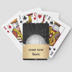 Classic Playing Cards, glitter disco ball Poker Cards