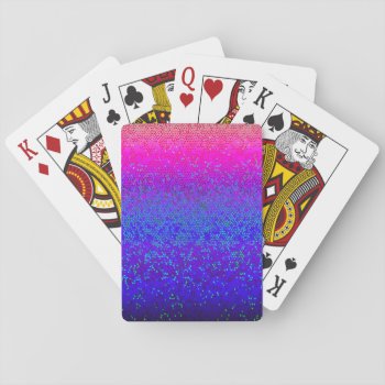 Classic Playing Cards Glitter Star Dust by Medusa81 at Zazzle
