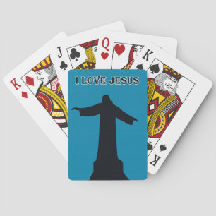 Classic Playing Cards i love jesus