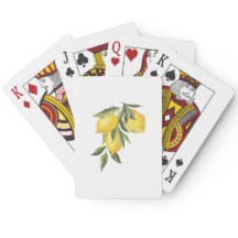 Classic Playing Cards - Lemon Background