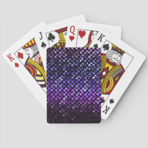 Classic Playing Cards Purple Crystal Bling Strass
