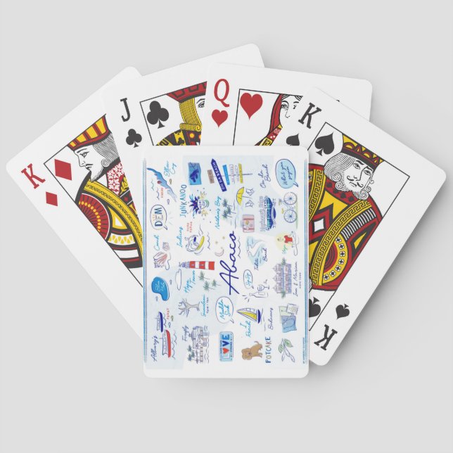 Classic Playing Cards- "The ABC's of Hope Town" Poker Cards (Back)