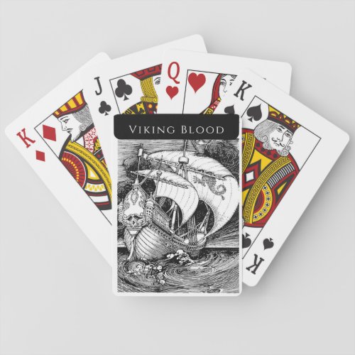 Classic Playing Cards Viking Blood