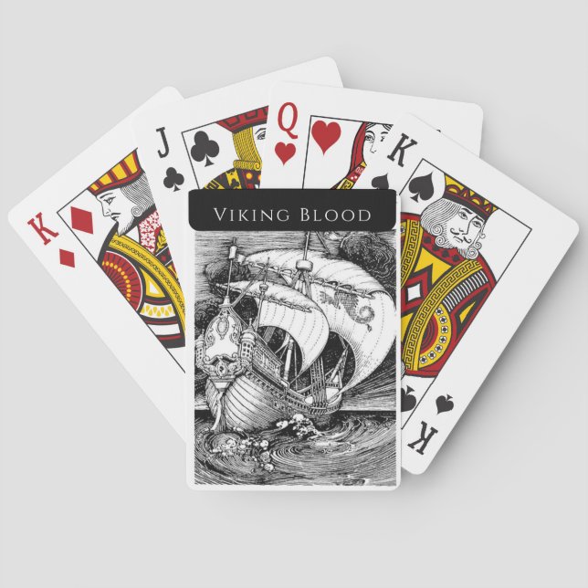 Classic Playing Cards Viking Blood (Back)