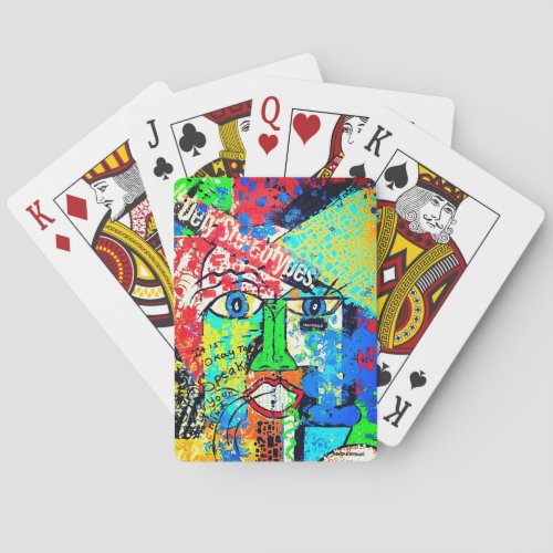 Classic Playing Cards with Art "Defy Stereotypes"