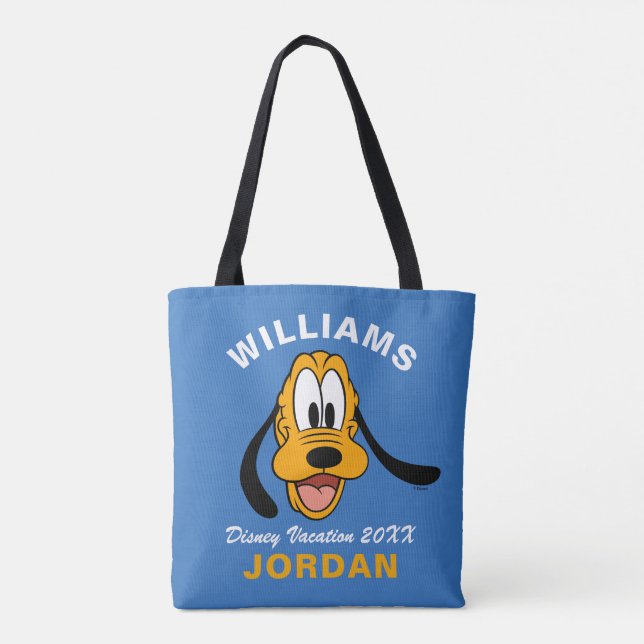 Classic Pluto | Family Vacation and Year Tote Bag (Back)